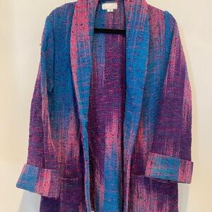 Silk Wool Colorful Women's Cardigan Sweater